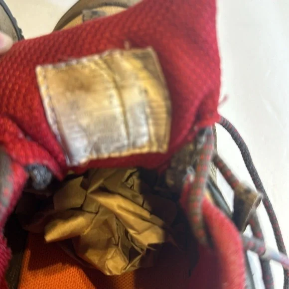 Merrell Arc Ventilator Chameleon hiking trail shoes brown & red Vibram soles - Picture 9 of 9